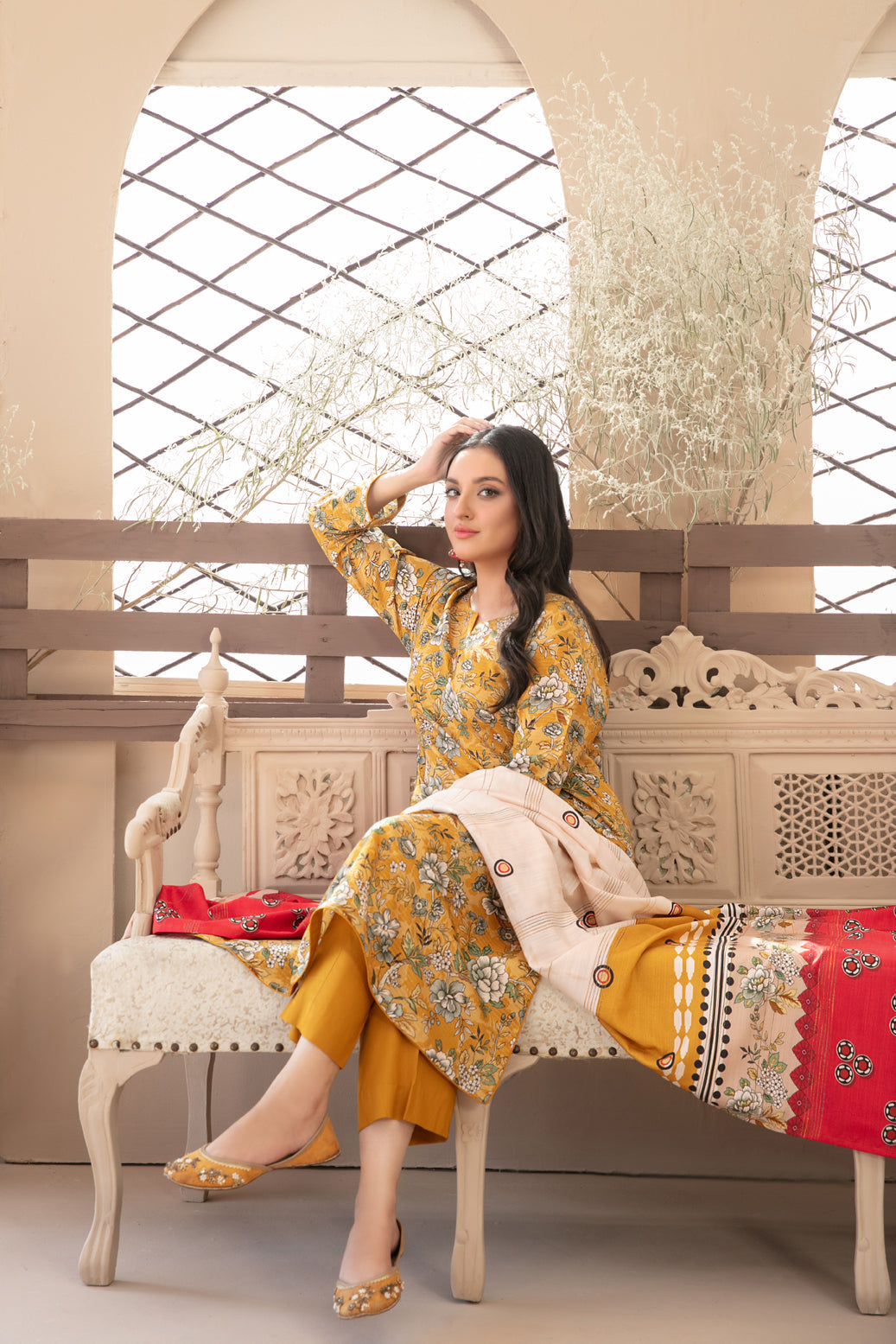 3 Piece Un-Stitched Collection By Tawakkal Fabrics, Attractive & Elegant