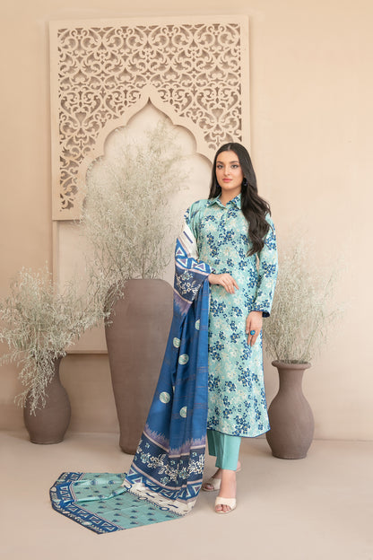 3 Piece Un-Stitched Collection By Tawakkal Fabrics, Attractive & Elegant