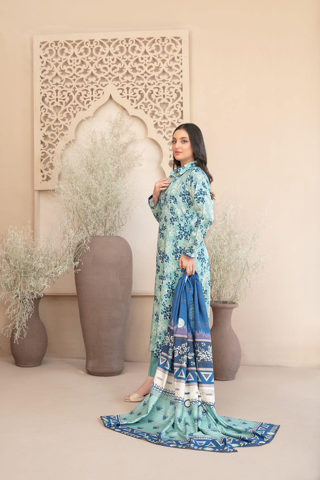 3 Piece Un-Stitched Collection By Tawakkal Fabrics, Attractive & Elegant