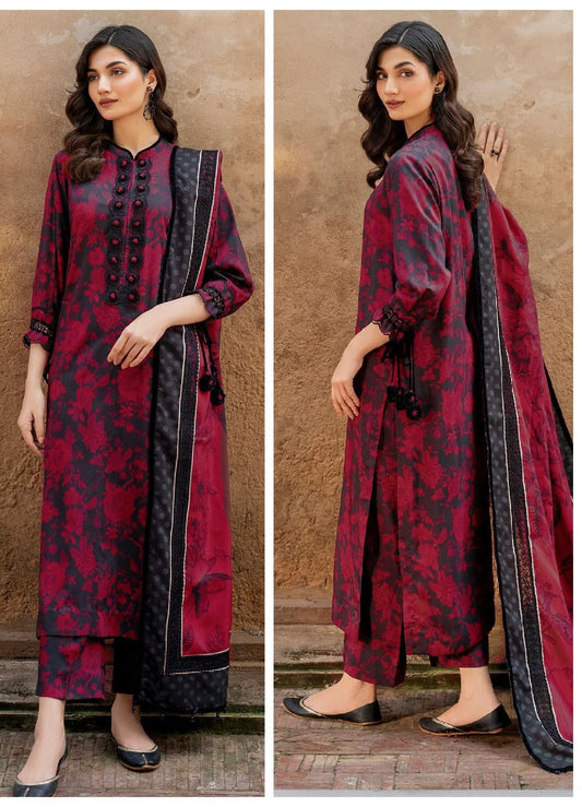 IZNK LAWN-3PC LAWN PRINT-SUMMER COLLECTION