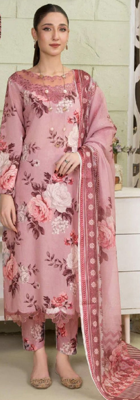 IZNK LAWN-3PC LAWN PRINT-SUMMER COLLECTION