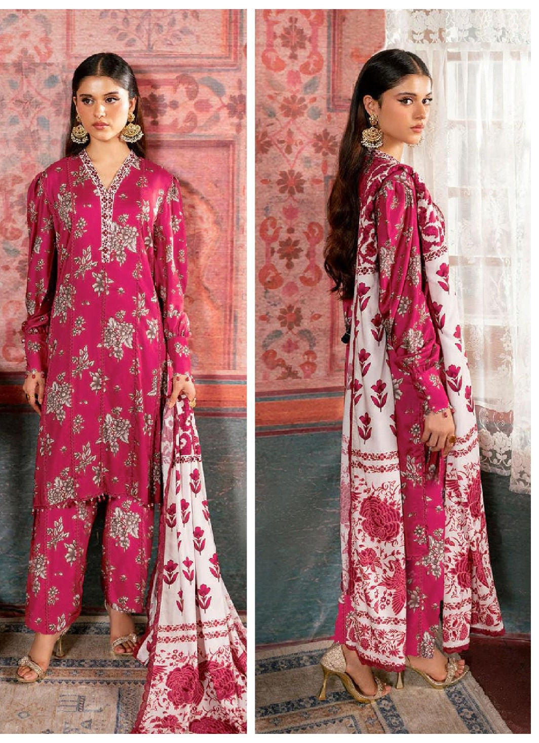 IZNK LAWN-3PC LAWN PRINT-SUMMER COLLECTION