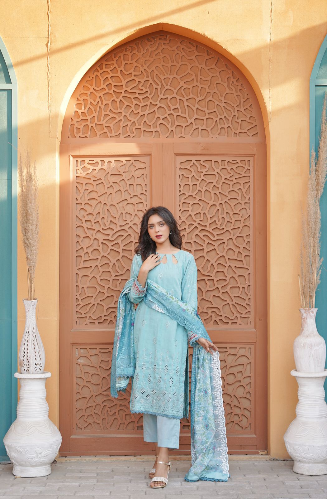 Emaan Eshal Embroidered Lawn Suits Unstitched 3 Piece Volume 6