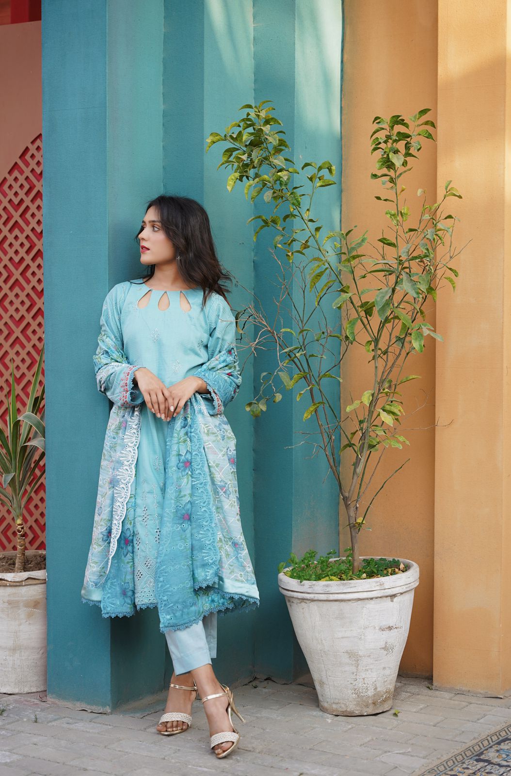 Emaan Eshal Embroidered Lawn Suits Unstitched 3 Piece Volume 6