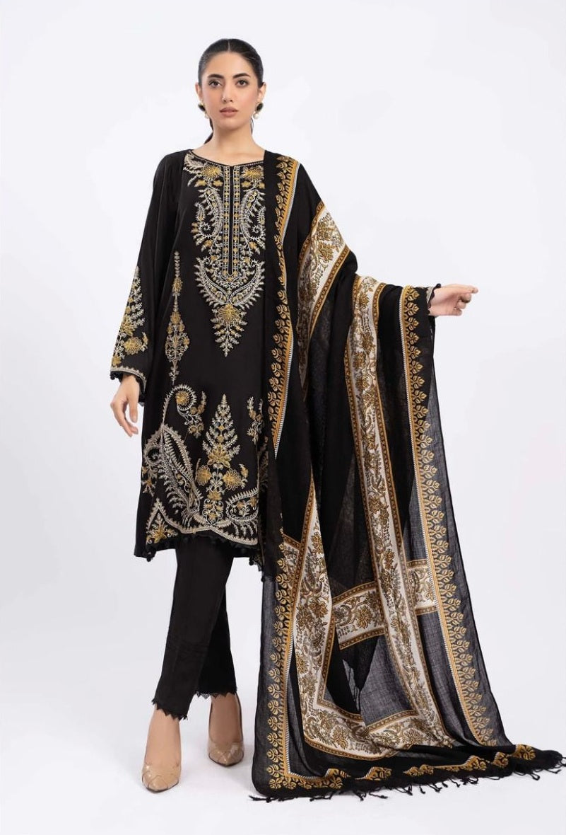 MARIA.B Lawn Luxury Collection Unstitched – 3-Piece  (SKMPT-2345A)