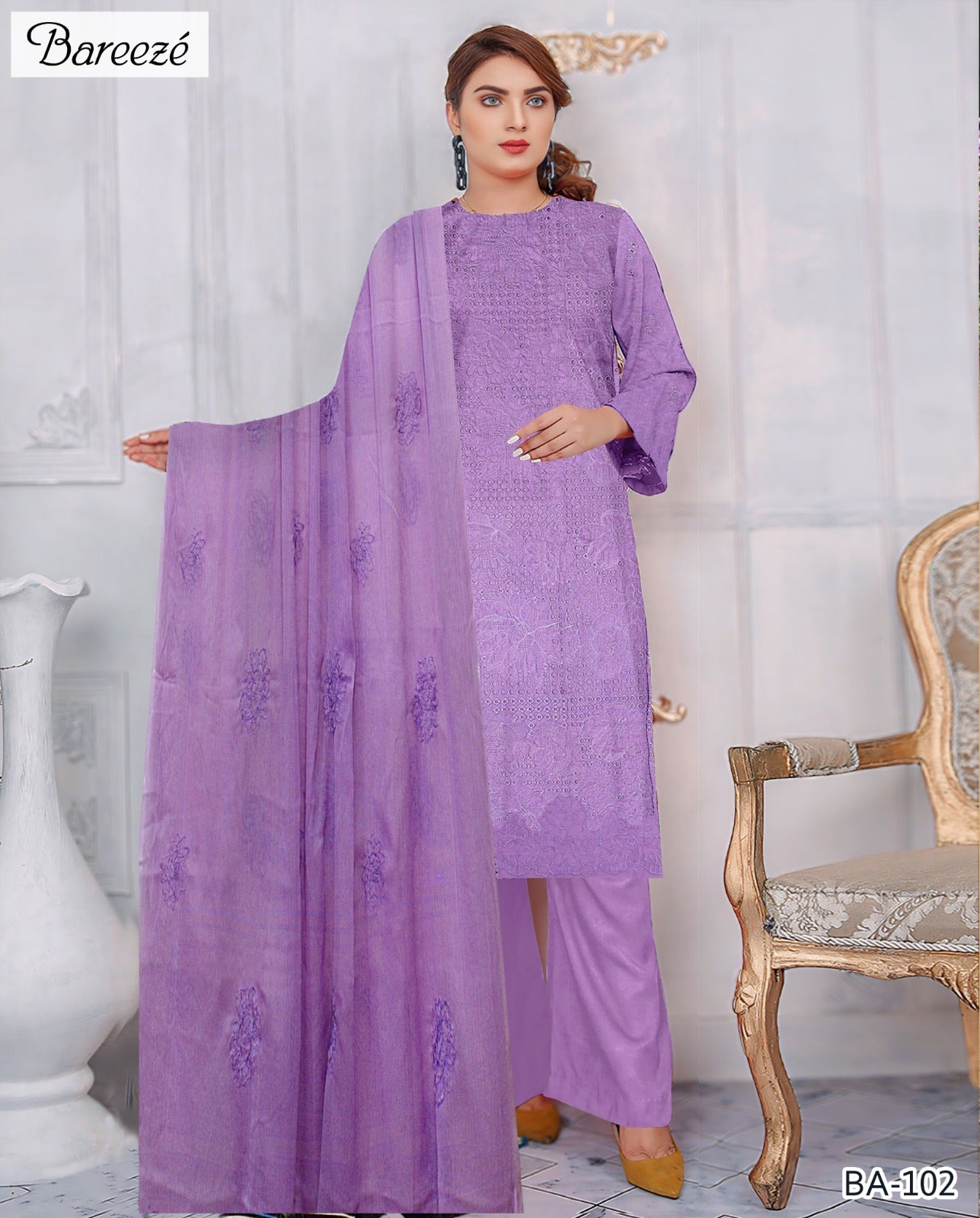 BAREEZE - 3 Piece Unstitched Collection